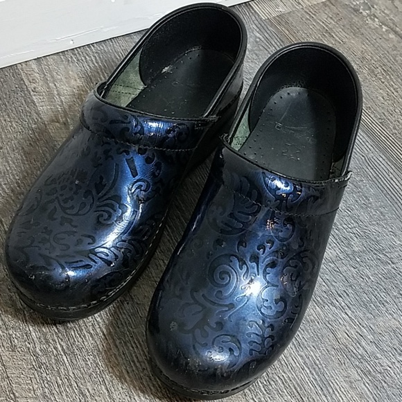 dansko paisley clogs